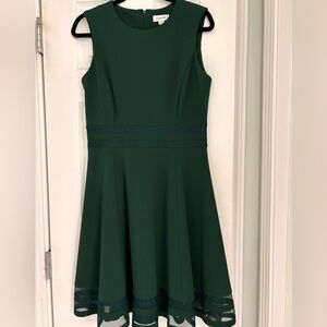 Calvin Klein Forest Green Midi Dress
